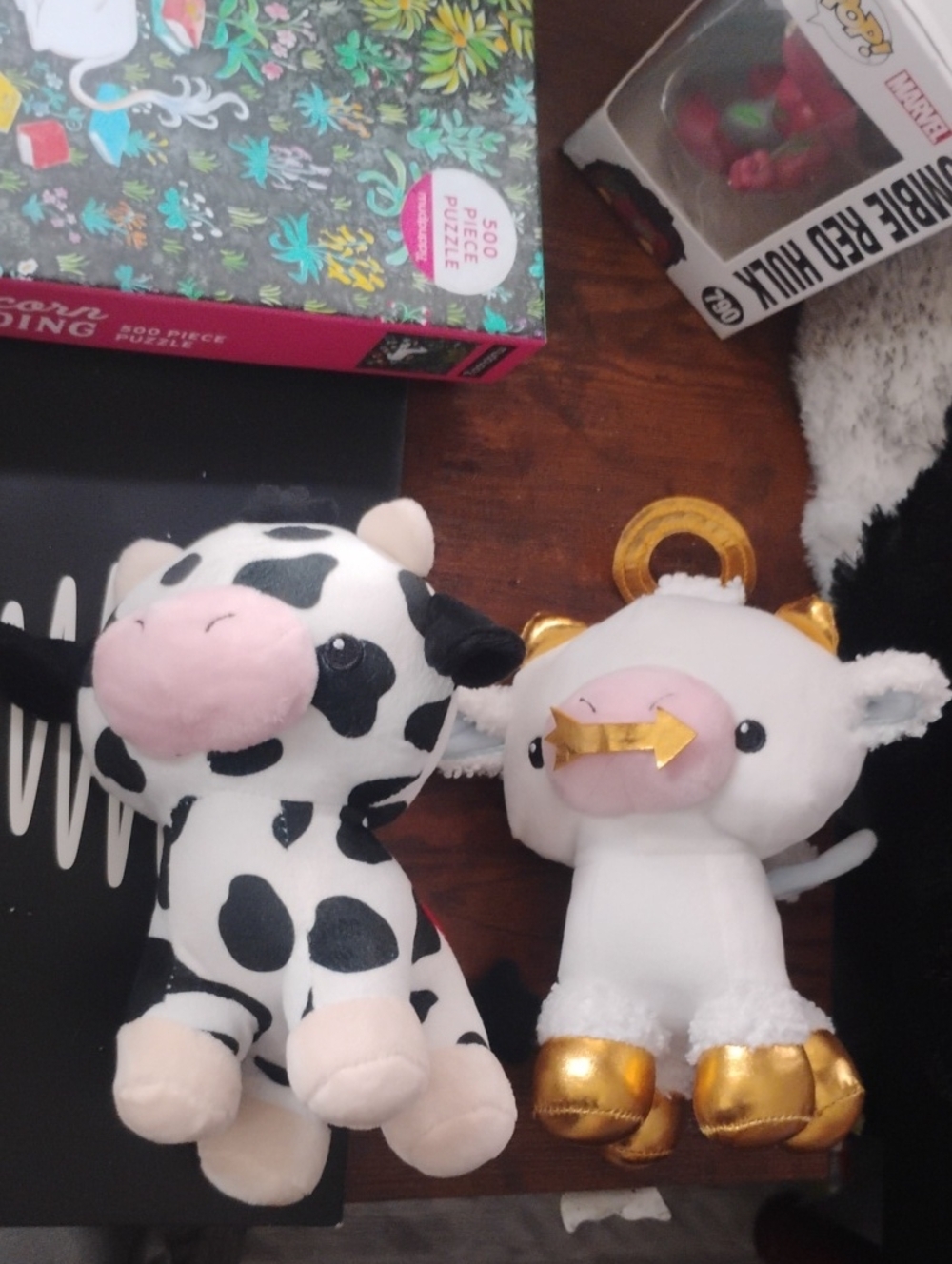 2 Cow Valentine Day Stuffies